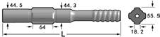 Shank Adapter PR YH