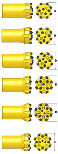 Thread Button Bit