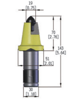 Coal cutter picks