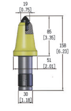 Coal cutter picks