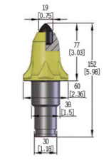 Bits de mineração de superfície