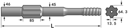 Shank Adapter PR YH