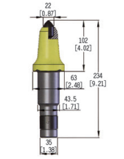 Coal cutter picks