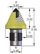 Bits de mineração de superfície