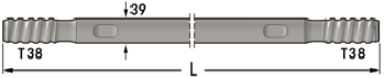 T38 Extension Rod