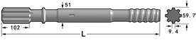 Shank Adapter HC HBM