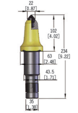 Coal cutter picks