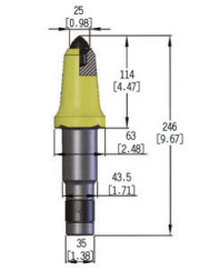 Coal cutter picks